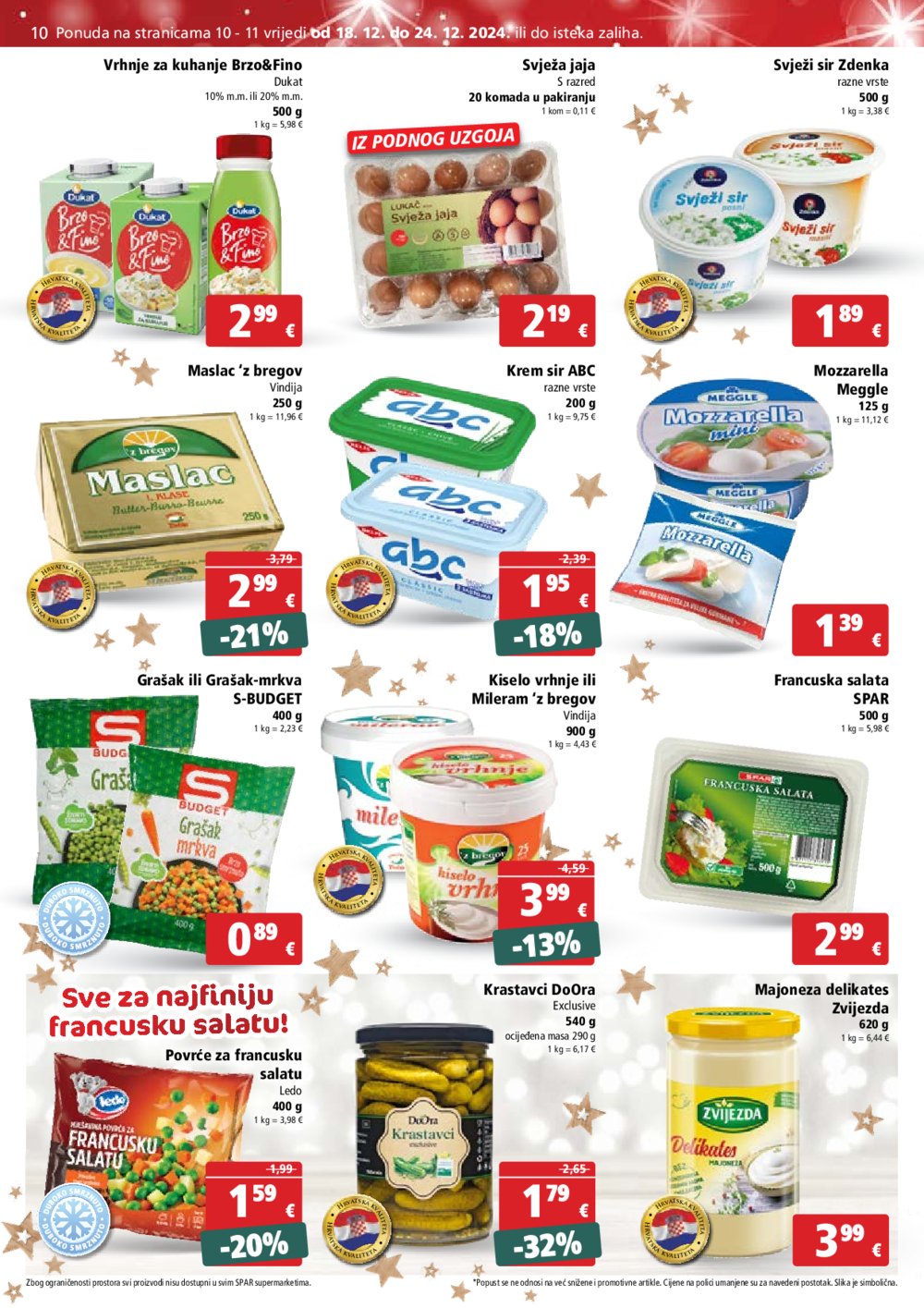 SPAR katalog Akcija 18.12.-24.12.2024.