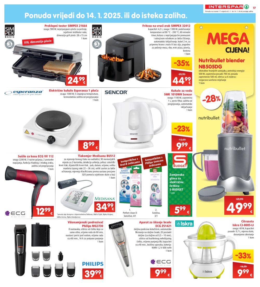 INTERSPAR katalog Akcija 02.01.-07.01.2025.