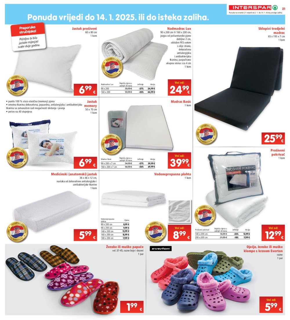 INTERSPAR katalog Akcija 02.01.-07.01.2025.