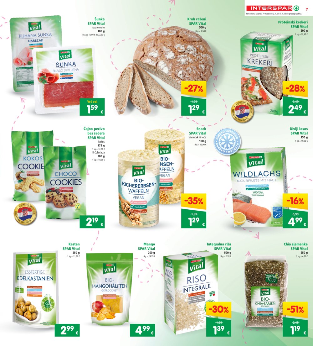 INTERSPAR katalog Akcija 02.01.-07.01.2025.