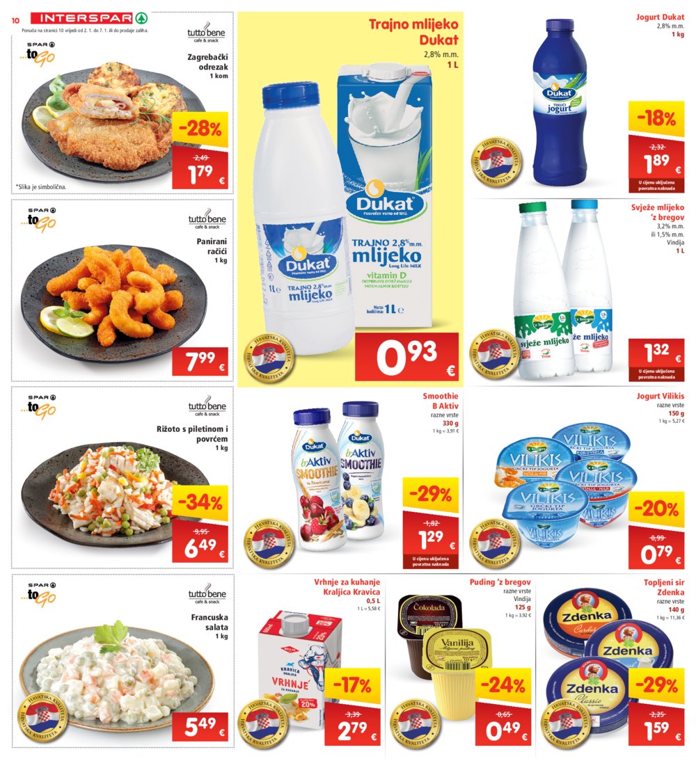 INTERSPAR katalog Akcija 02.01.-07.01.2025.