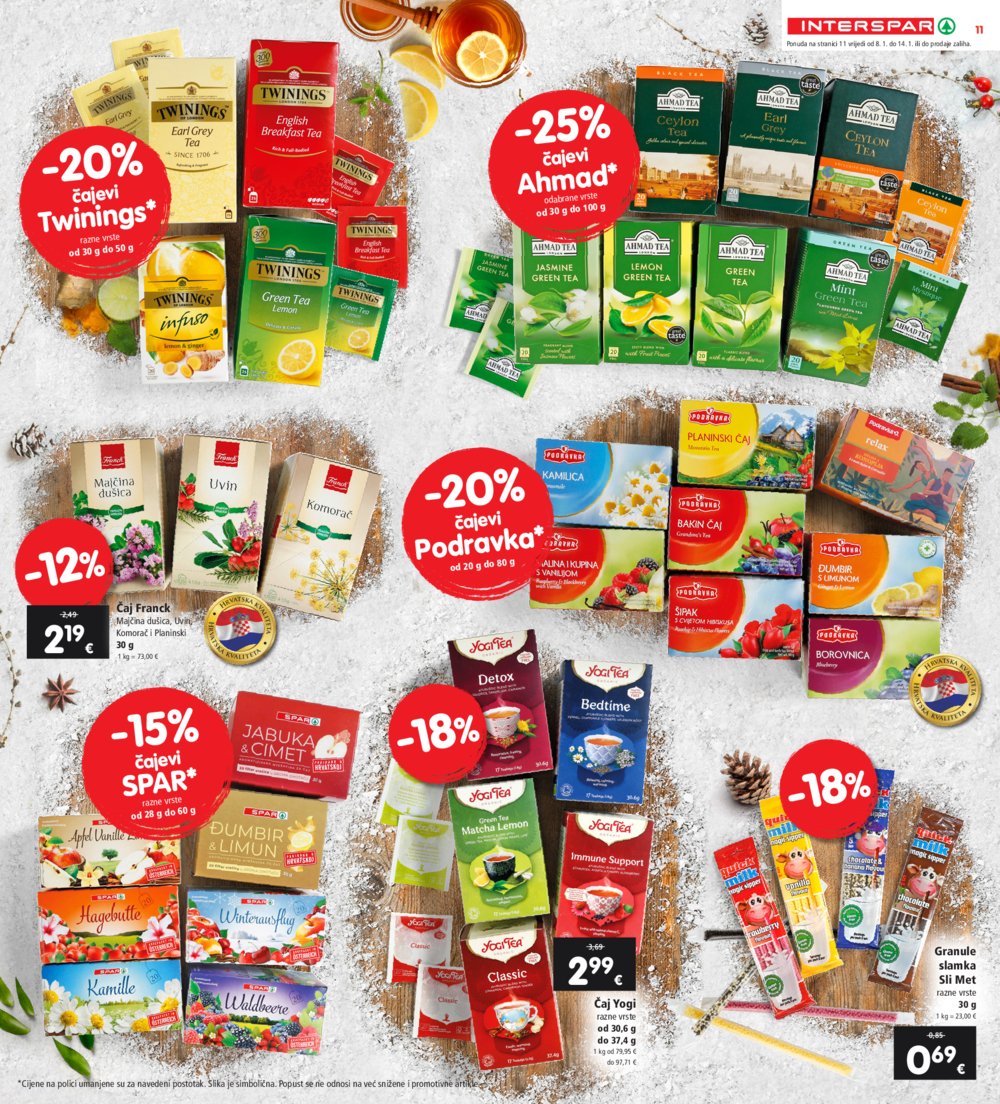 INTERSPAR katalog Akcija 08.01.-14.01.2025.