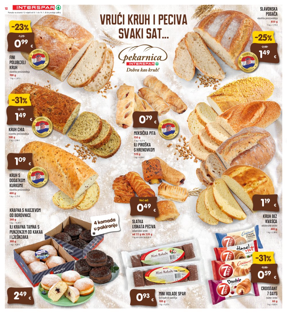 INTERSPAR katalog Akcija 08.01.-14.01.2025.