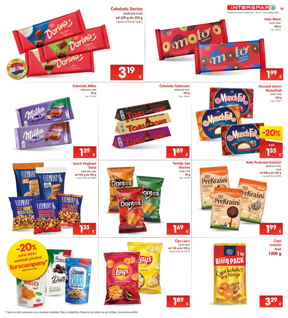 INTERSPAR katalog Akcija 08.01.-14.01.2025.