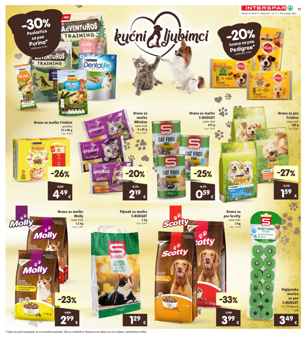 INTERSPAR katalog Akcija 08.01.-14.01.2025.