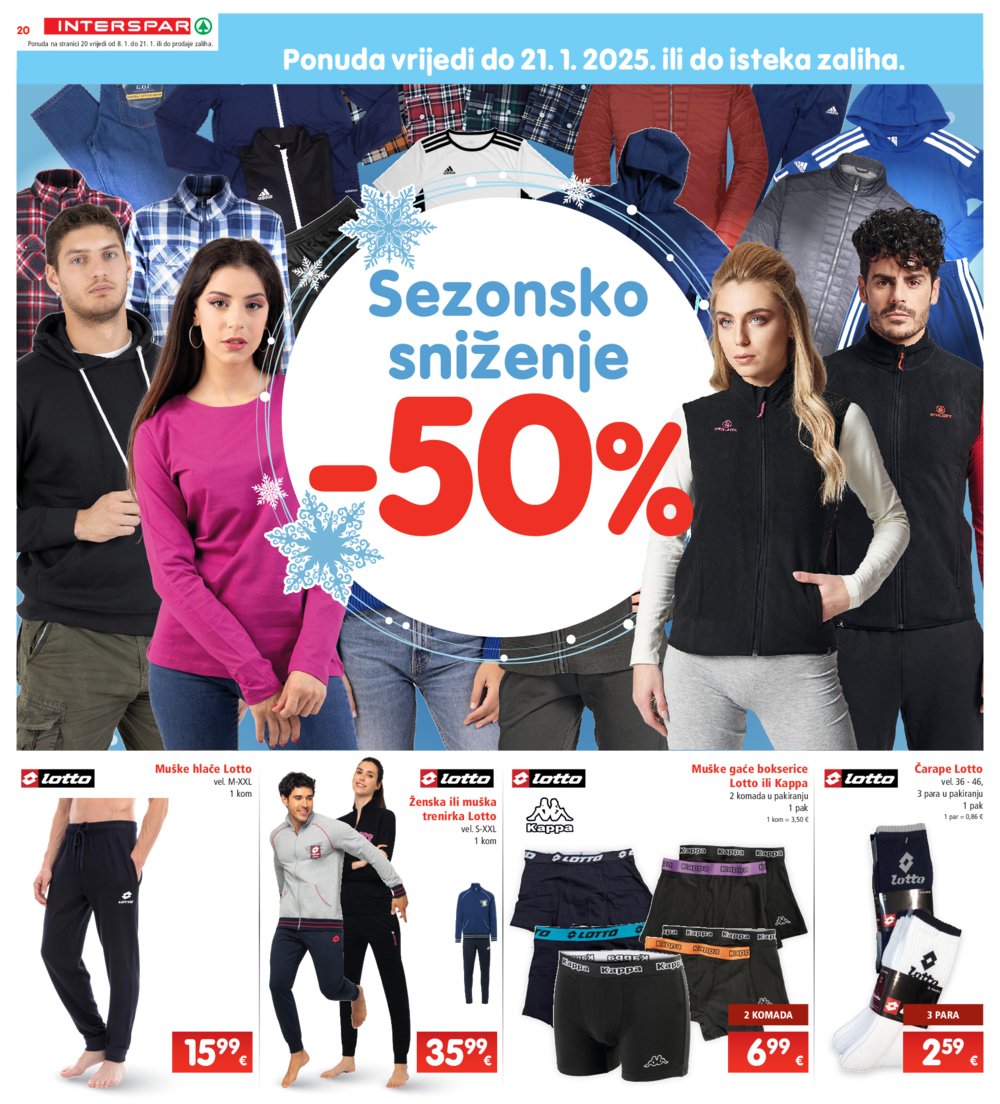 INTERSPAR katalog Akcija 08.01.-14.01.2025.