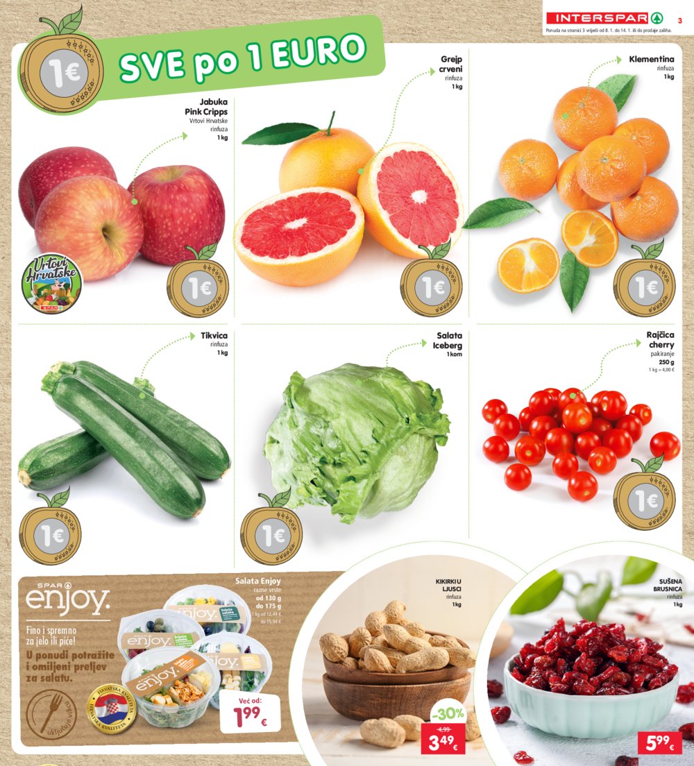 INTERSPAR katalog Akcija 08.01.-14.01.2025.