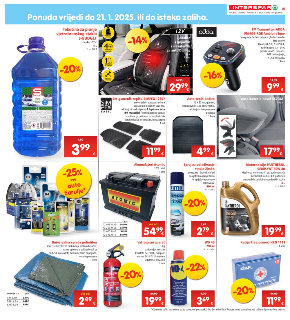 INTERSPAR katalog Akcija 08.01.-14.01.2025.