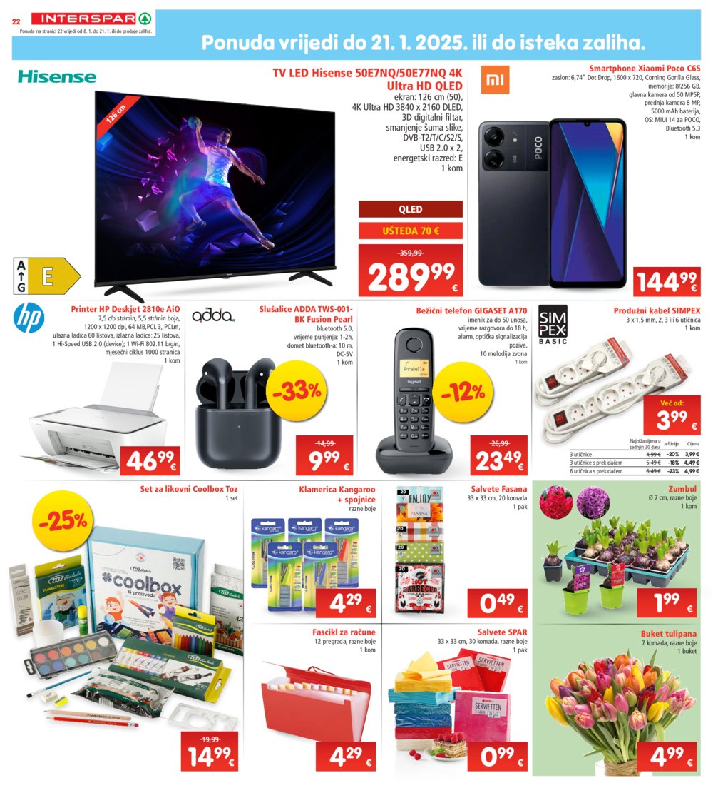 INTERSPAR katalog Akcija 08.01.-14.01.2025.