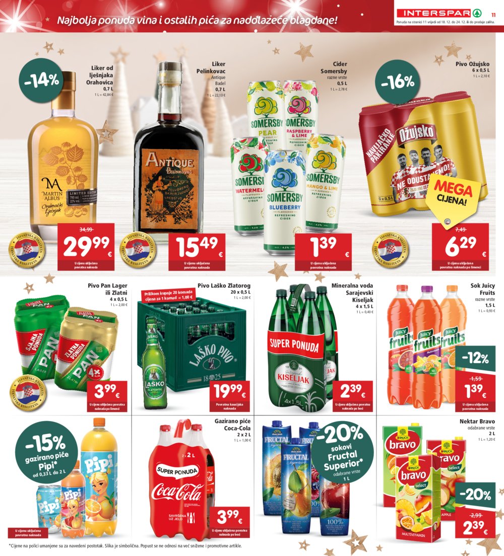 INTERSPAR katalog Akcija 18.12.-24.12.2024.