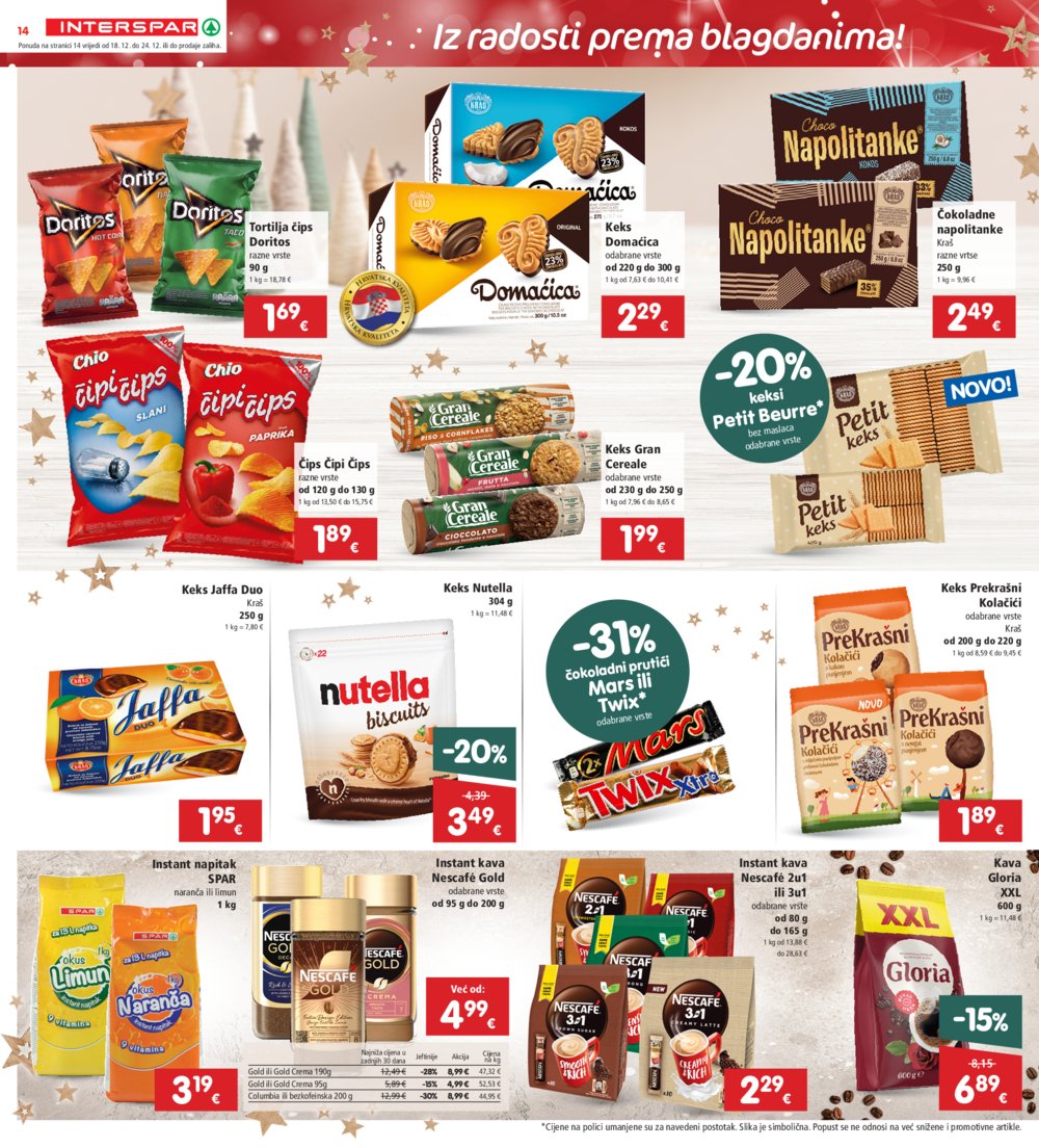 INTERSPAR katalog Akcija 18.12.-24.12.2024.