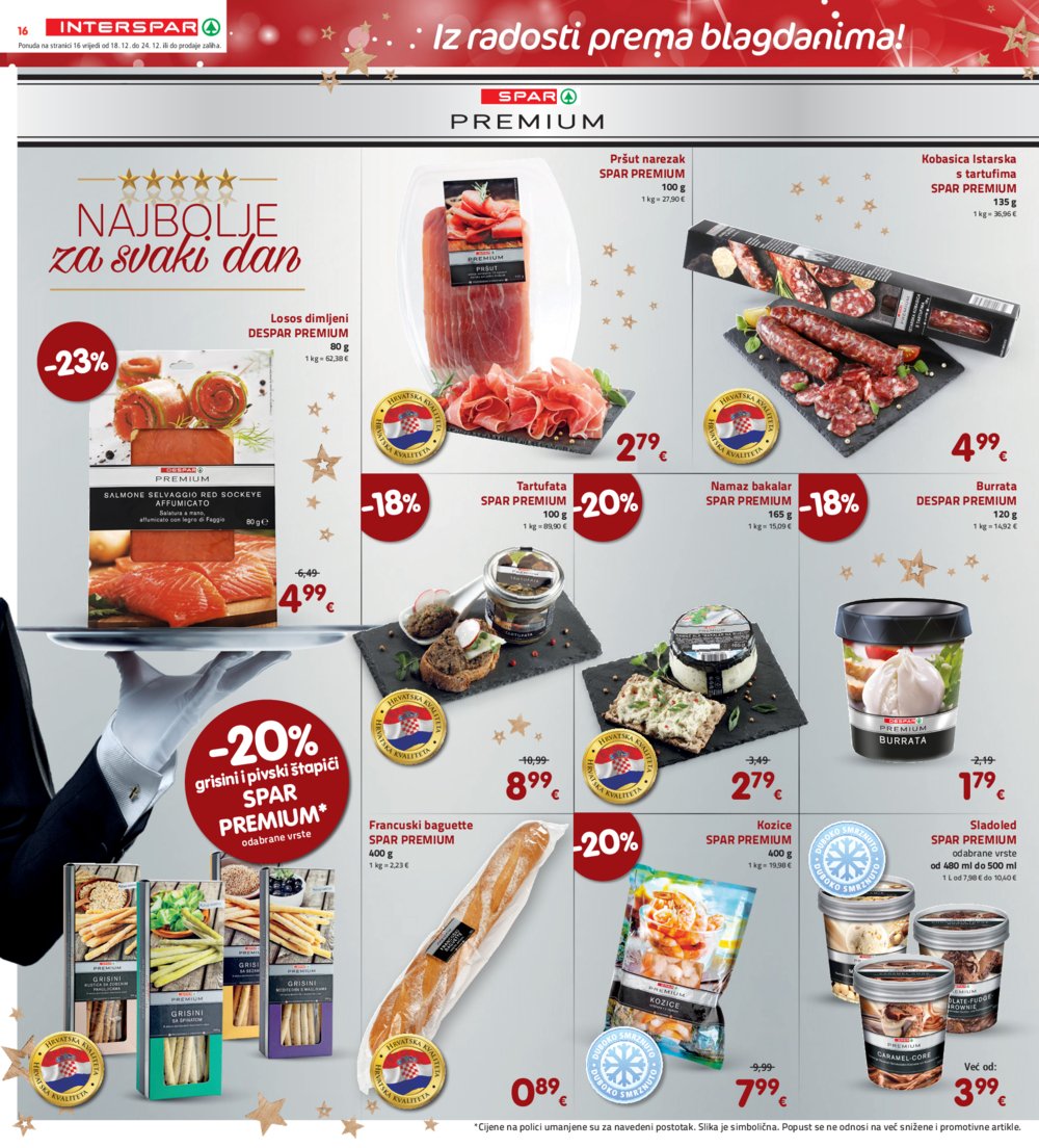 INTERSPAR katalog Akcija 18.12.-24.12.2024.