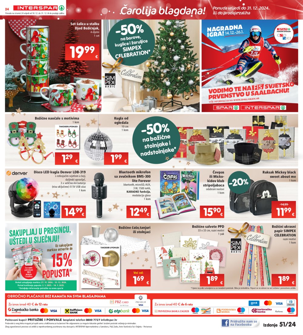 INTERSPAR katalog Akcija 18.12.-24.12.2024.