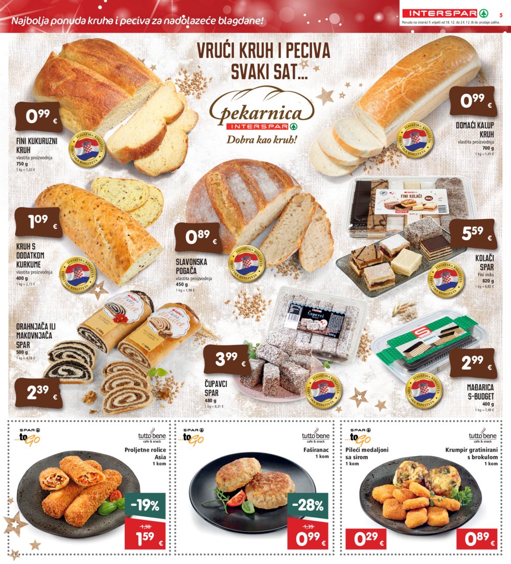 INTERSPAR katalog Akcija 18.12.-24.12.2024.