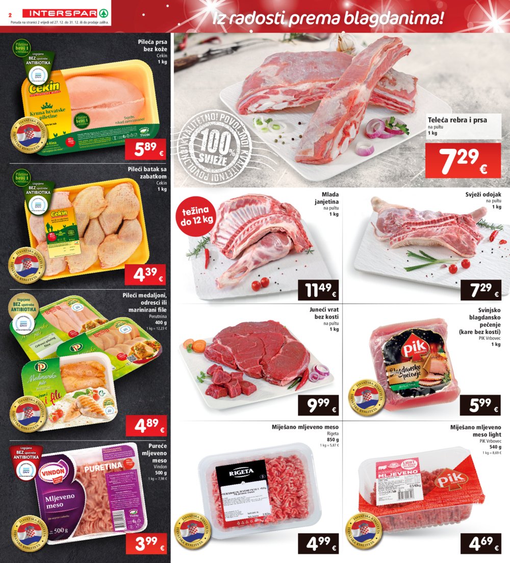 INTERSPAR katalog Akcija 27.12.-31.12.2024.