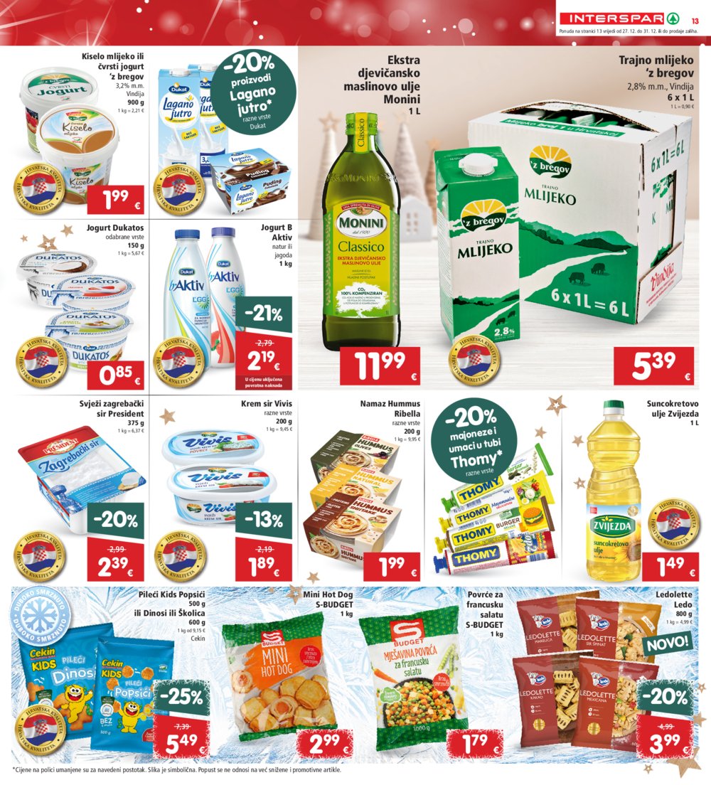 INTERSPAR katalog Akcija 27.12.-31.12.2024.