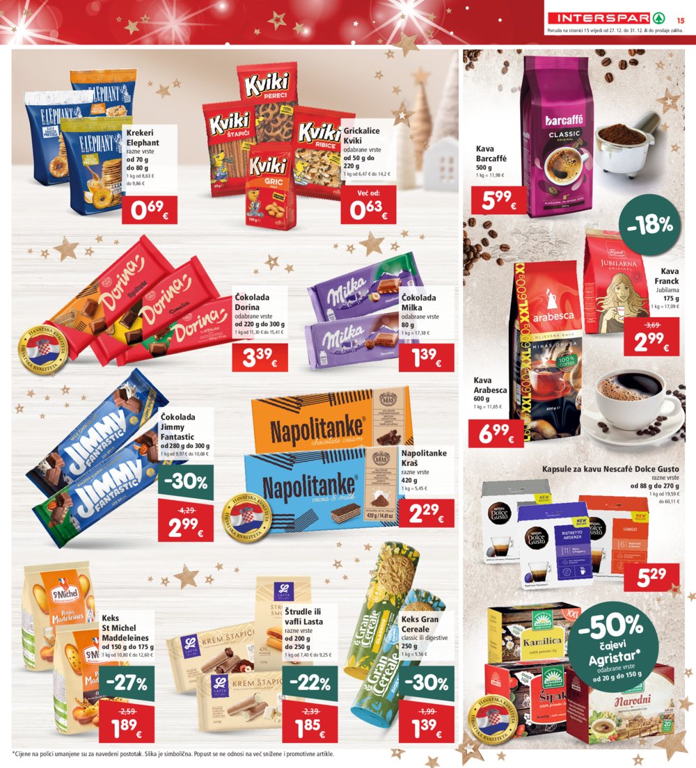 INTERSPAR katalog Akcija 27.12.-31.12.2024.