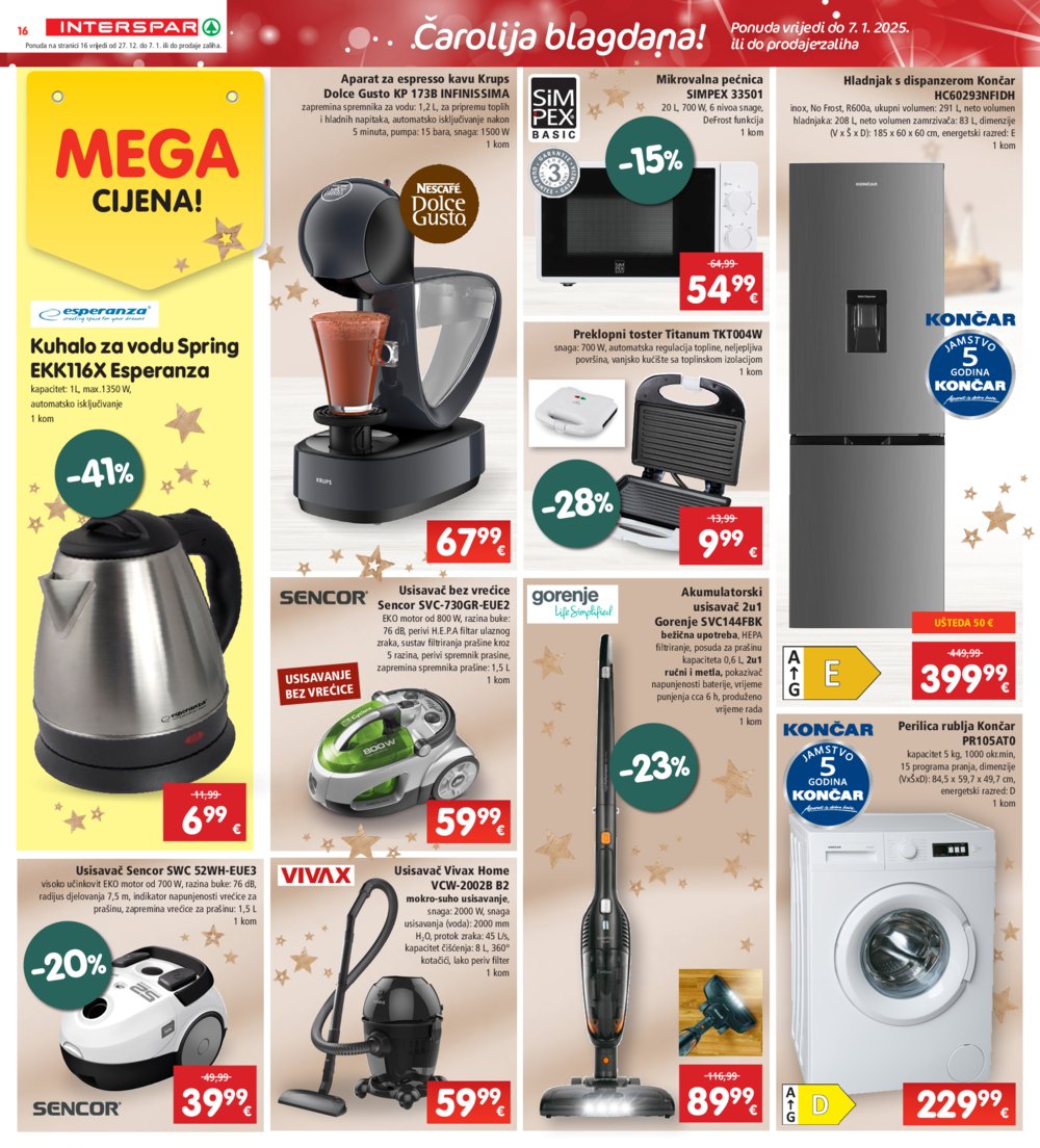 INTERSPAR katalog Akcija 27.12.-31.12.2024.