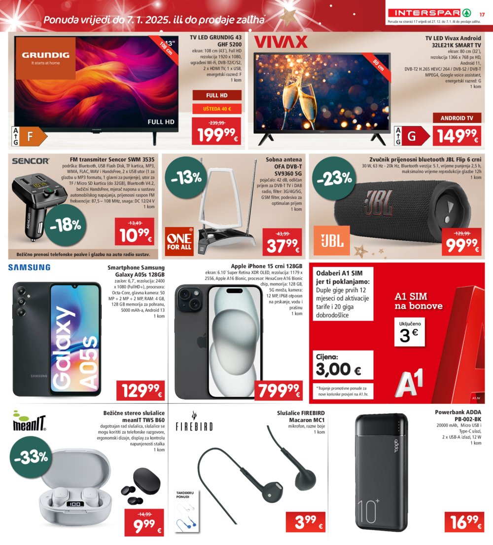 INTERSPAR katalog Akcija 27.12.-31.12.2024.