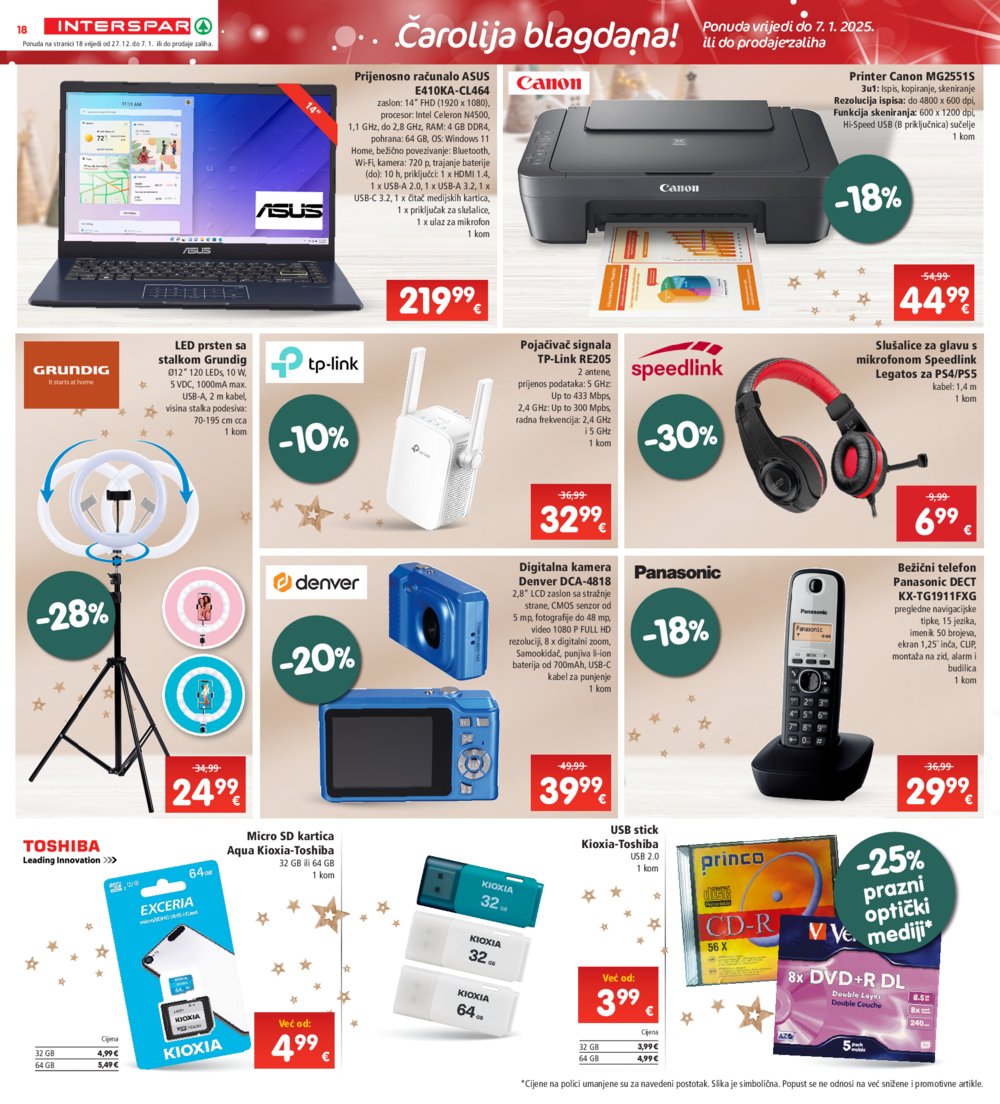 INTERSPAR katalog Akcija 27.12.-31.12.2024.