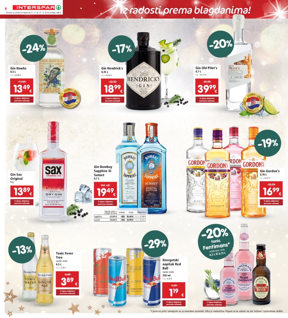 INTERSPAR katalog Akcija 27.12.-31.12.2024.