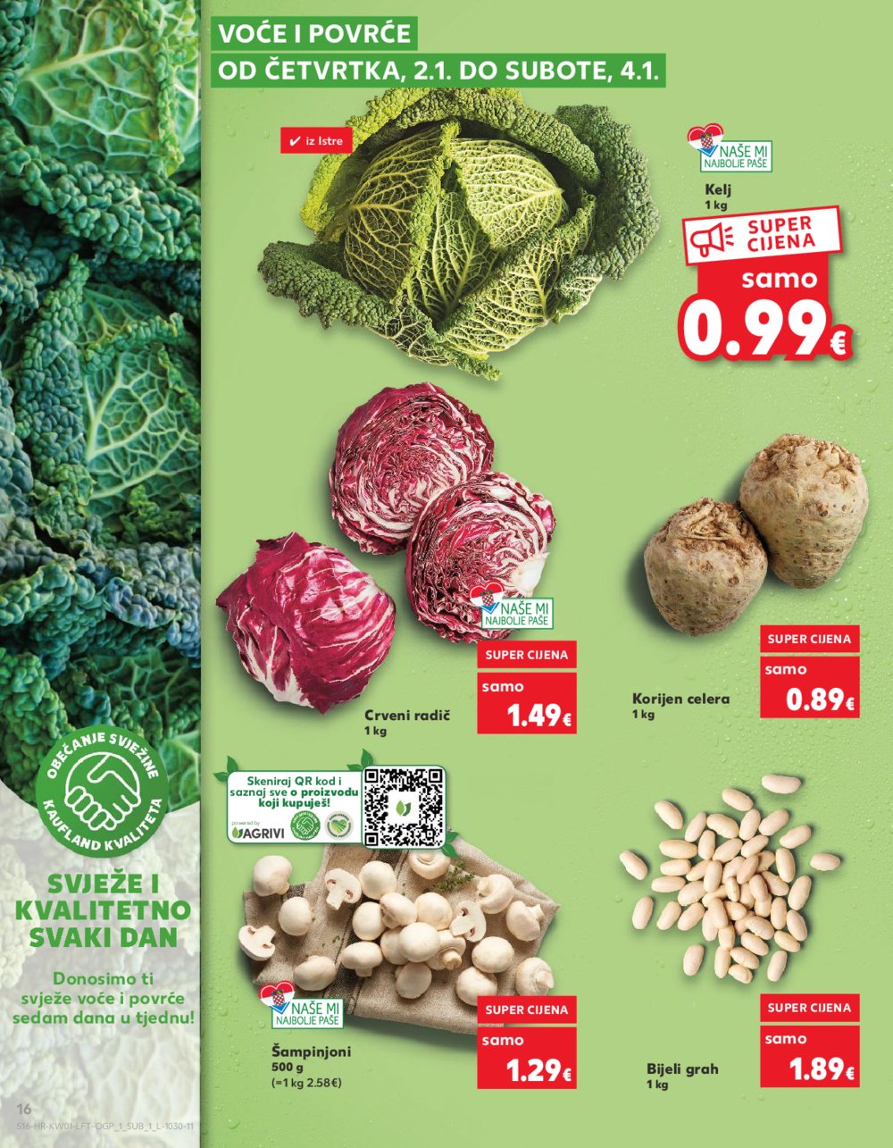 Kaufland katalog Akcija 01.01.-07.01.2025. Odabrane poslovnice