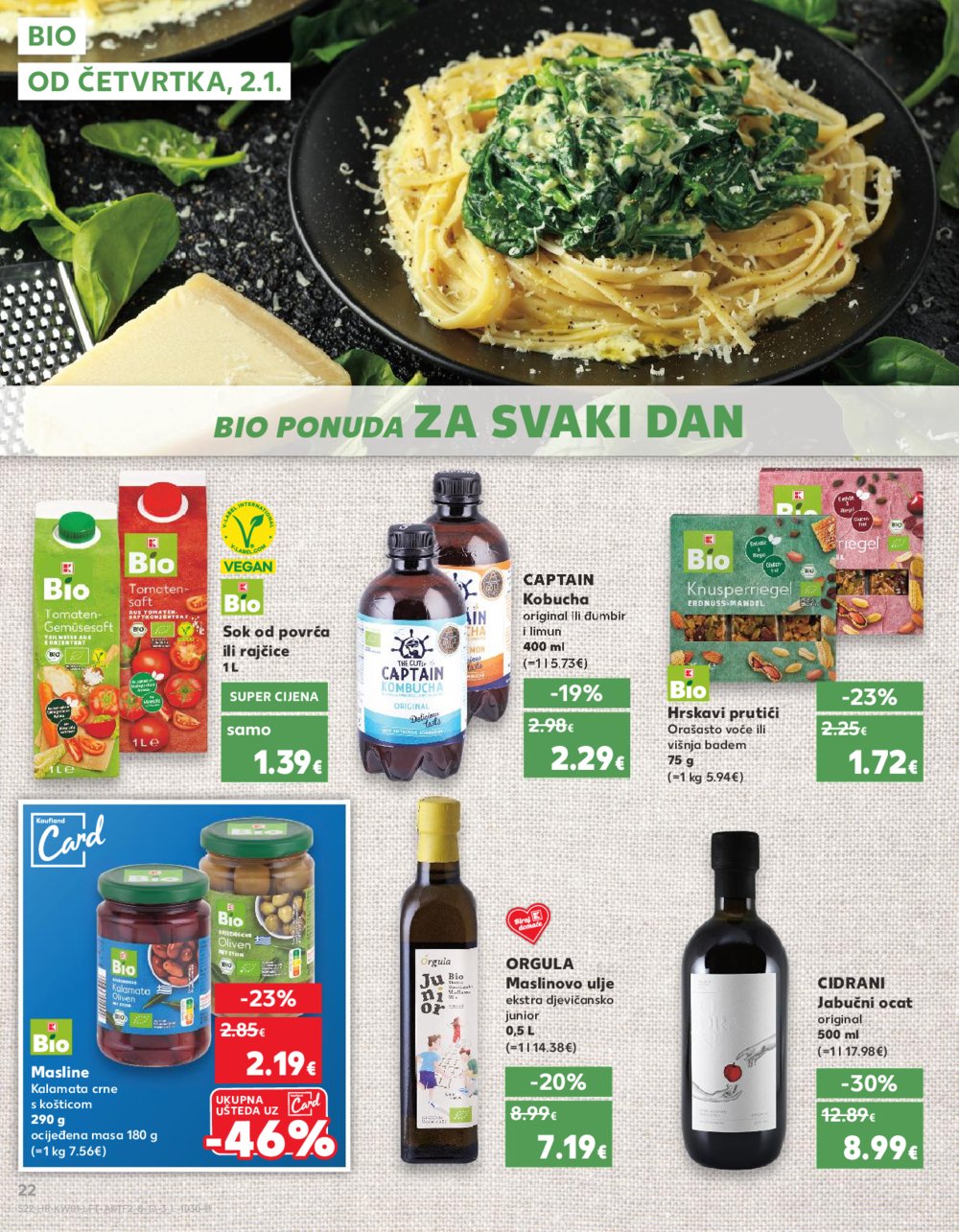 Kaufland katalog Akcija 01.01.-07.01.2025. Odabrane poslovnice