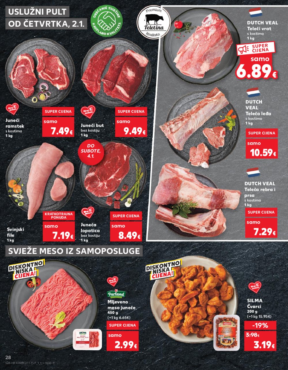 Kaufland katalog Akcija 01.01.-07.01.2025. Odabrane poslovnice