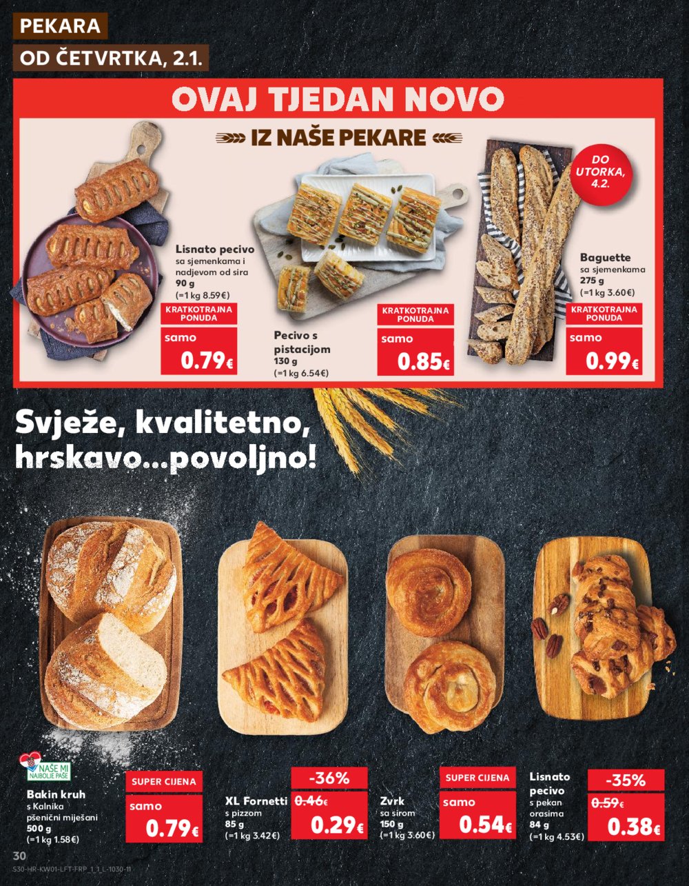 Kaufland katalog Akcija 01.01.-07.01.2025. Odabrane poslovnice