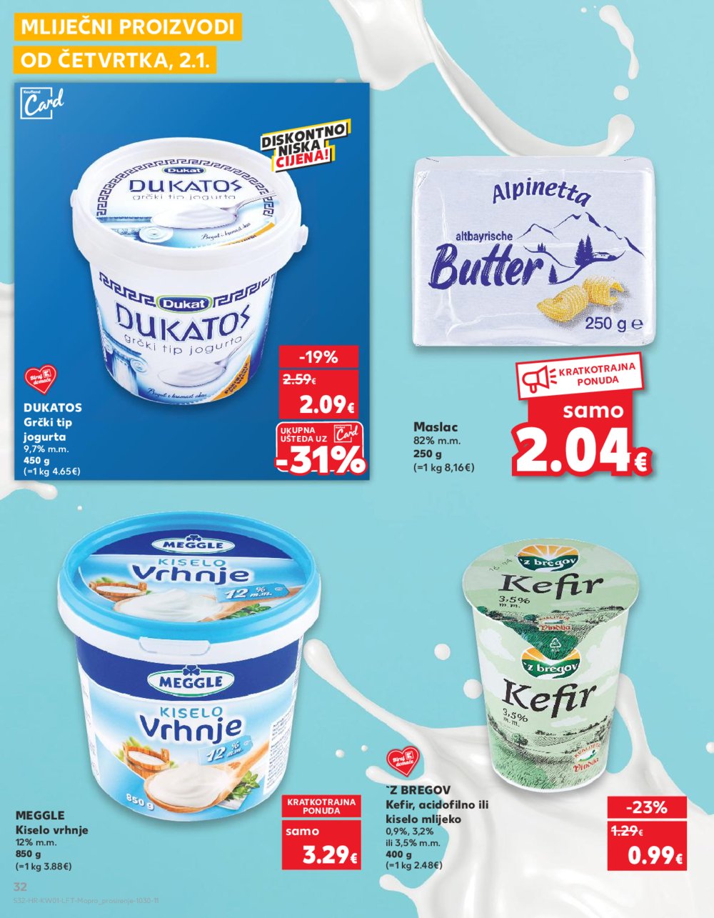 Kaufland katalog Akcija 01.01.-07.01.2025. Odabrane poslovnice