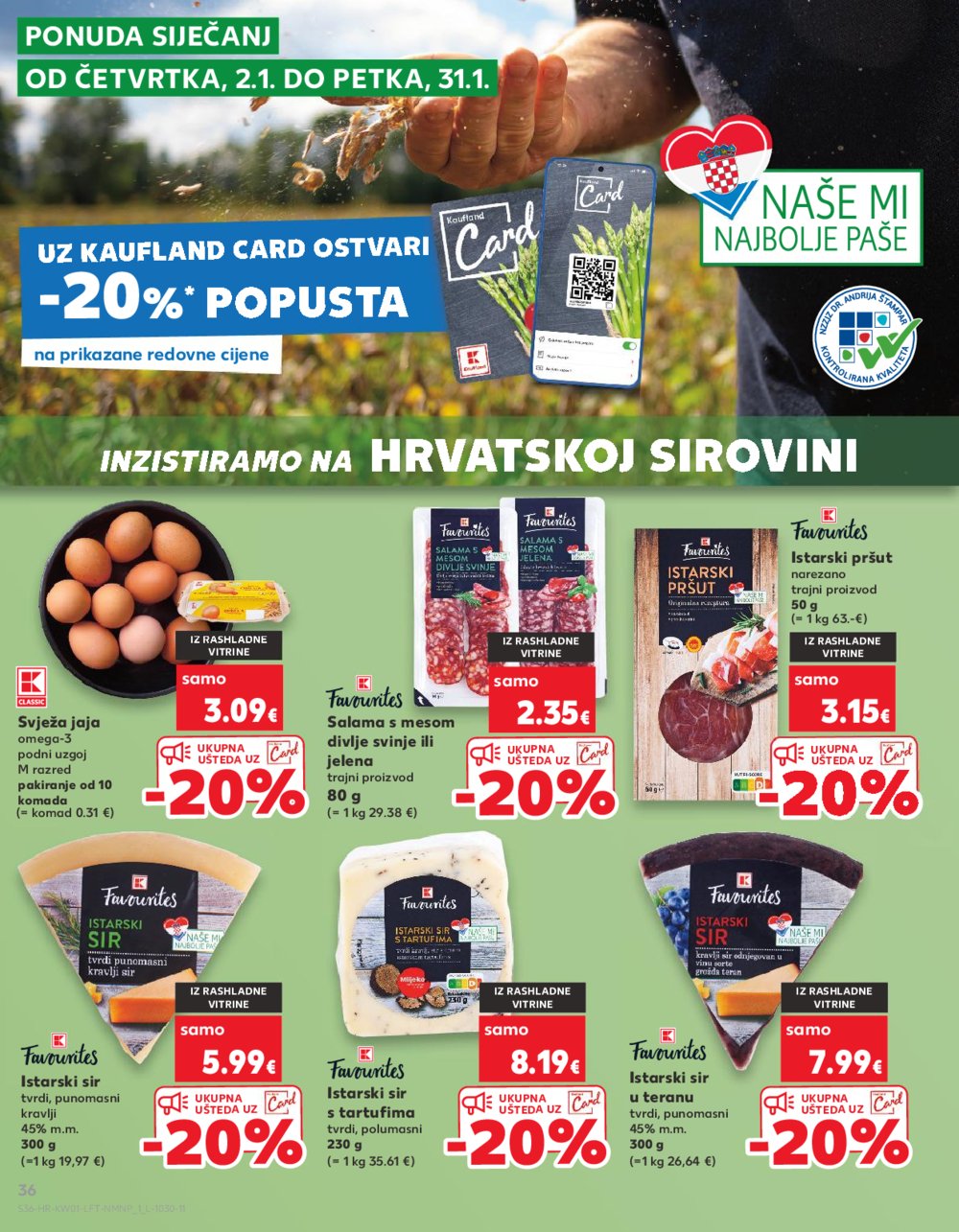 Kaufland katalog Akcija 01.01.-07.01.2025. Odabrane poslovnice