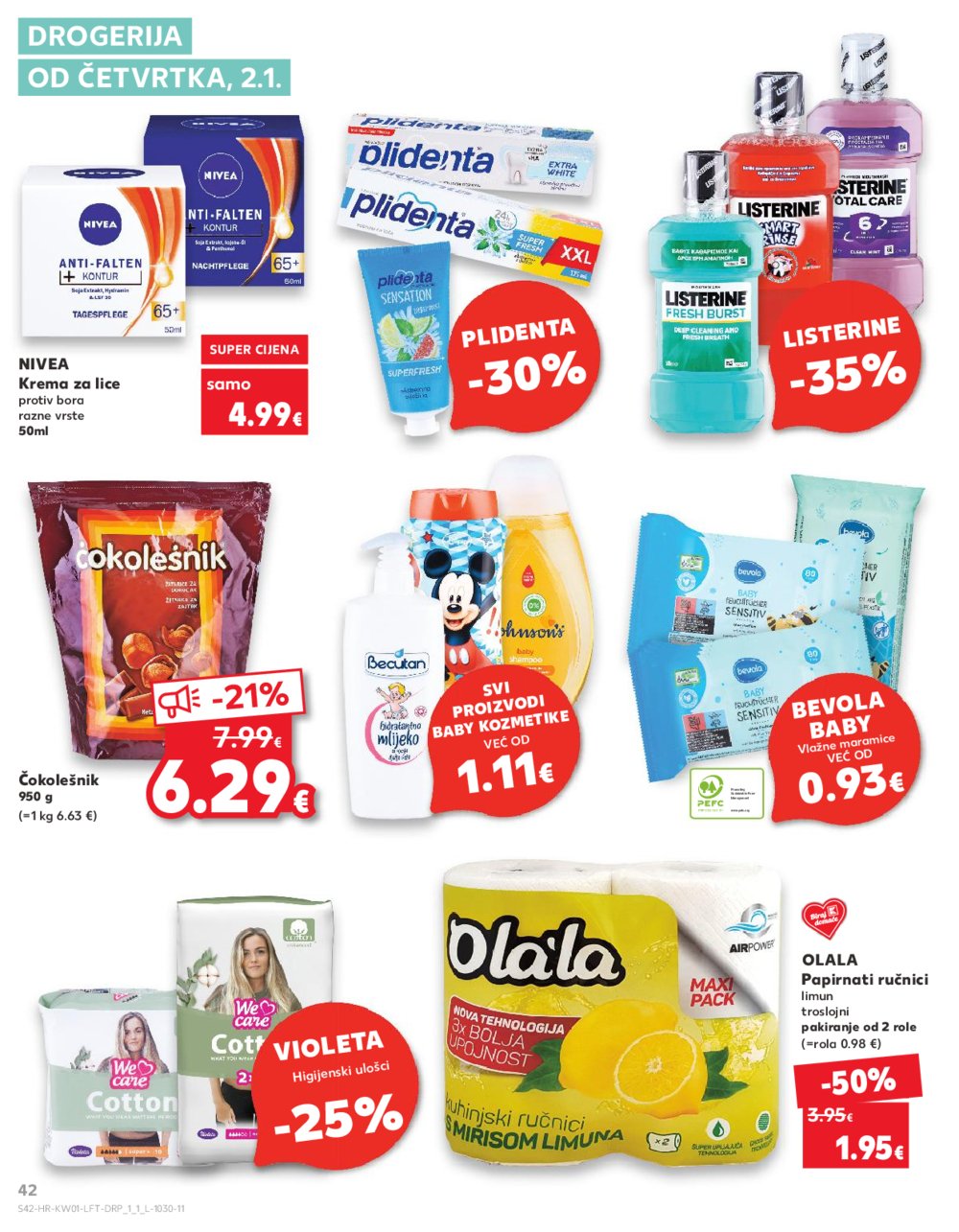 Kaufland katalog Akcija 01.01.-07.01.2025. Odabrane poslovnice