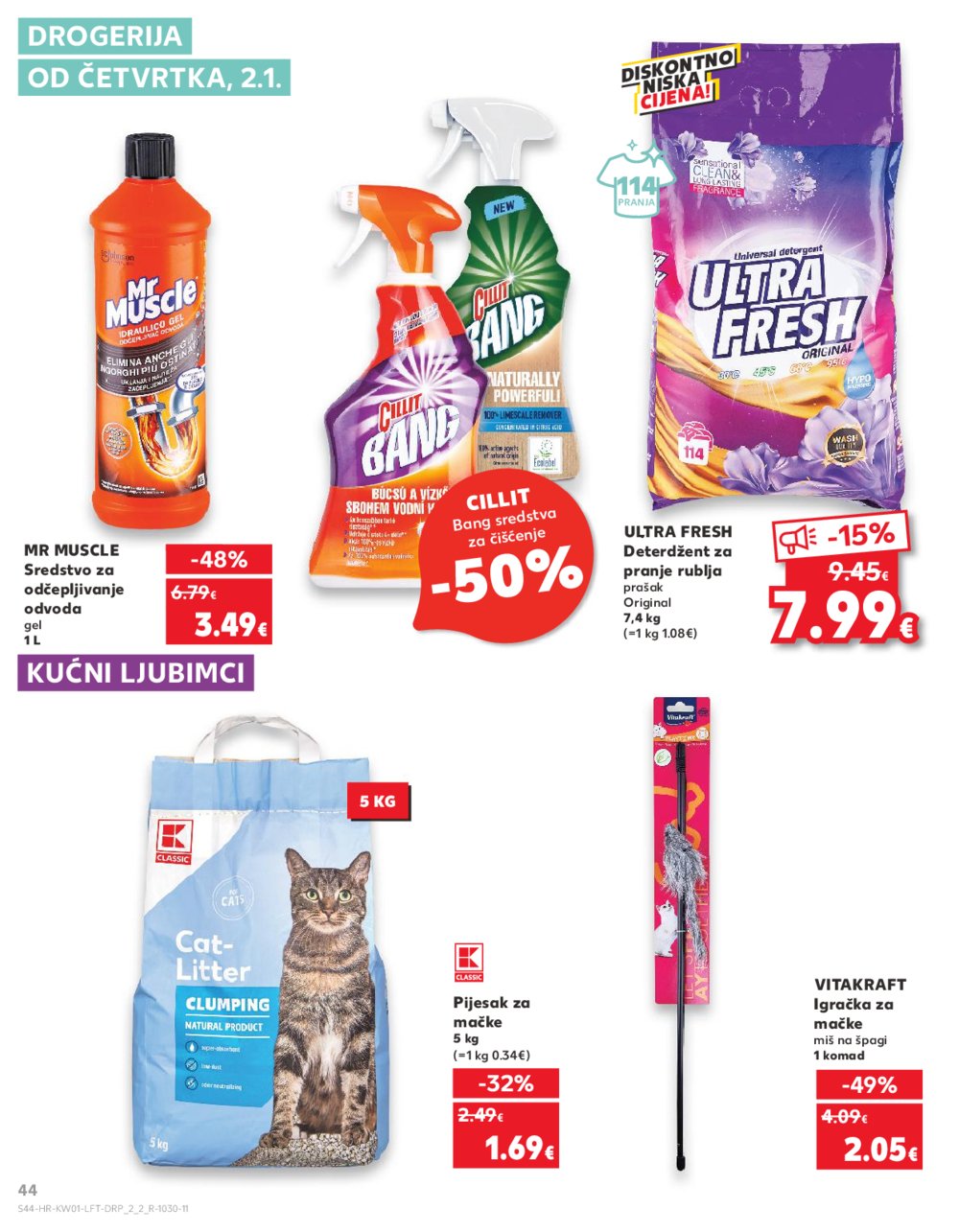 Kaufland katalog Akcija 01.01.-07.01.2025. Odabrane poslovnice