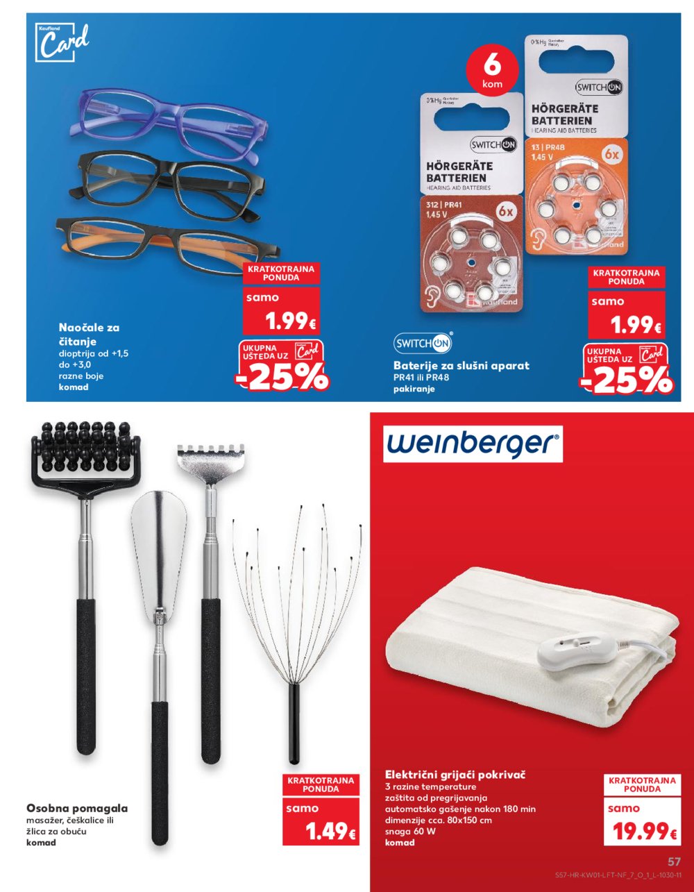 Kaufland katalog Akcija 01.01.-07.01.2025. Odabrane poslovnice