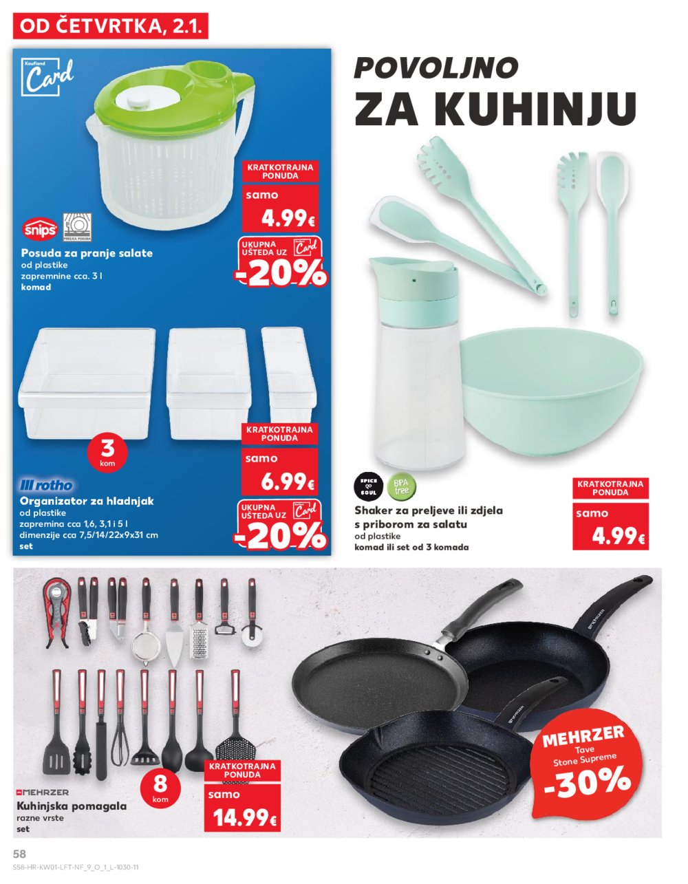 Kaufland katalog Akcija 01.01.-07.01.2025. Odabrane poslovnice