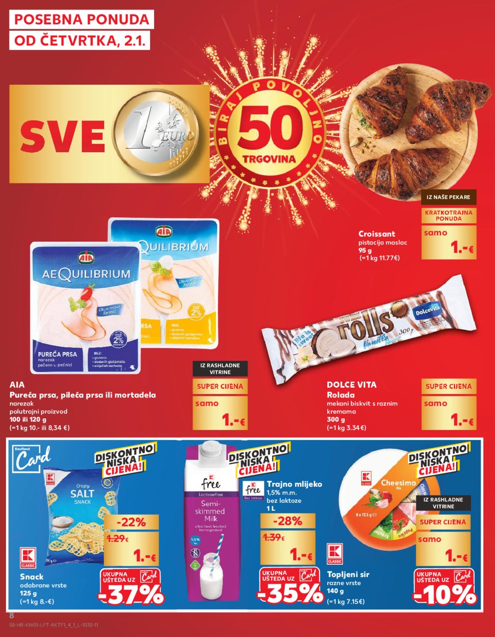 Kaufland katalog Akcija 01.01.-07.01.2025. Odabrane poslovnice