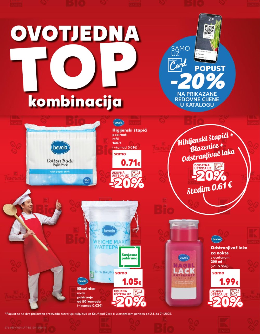 Kaufland katalog Akcija 01.01.-07.01.2025. Odabrane poslovnice