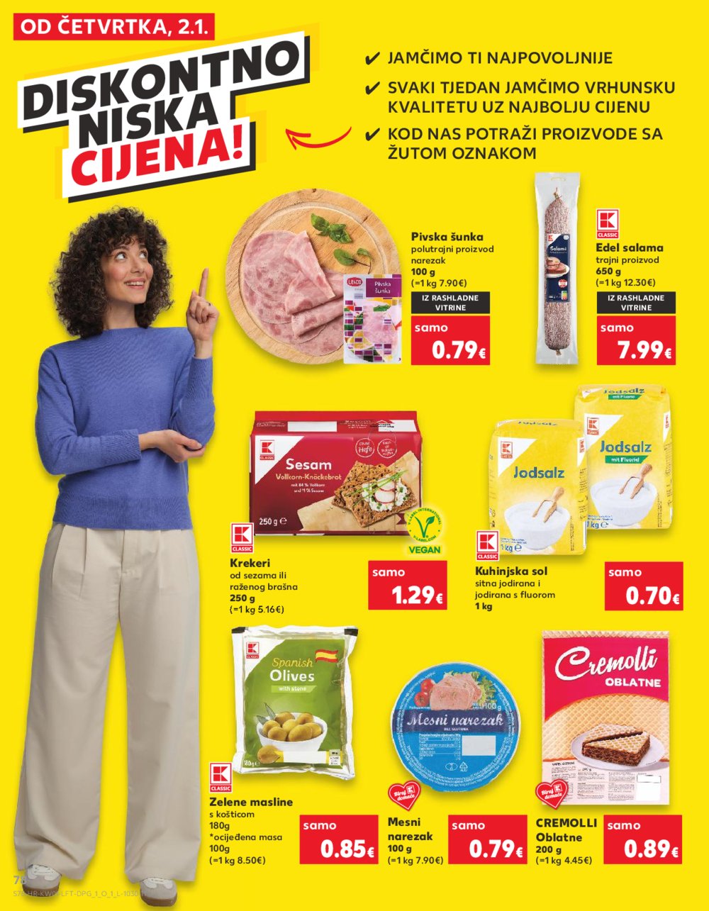 Kaufland katalog Akcija 01.01.-07.01.2025. Odabrane poslovnice