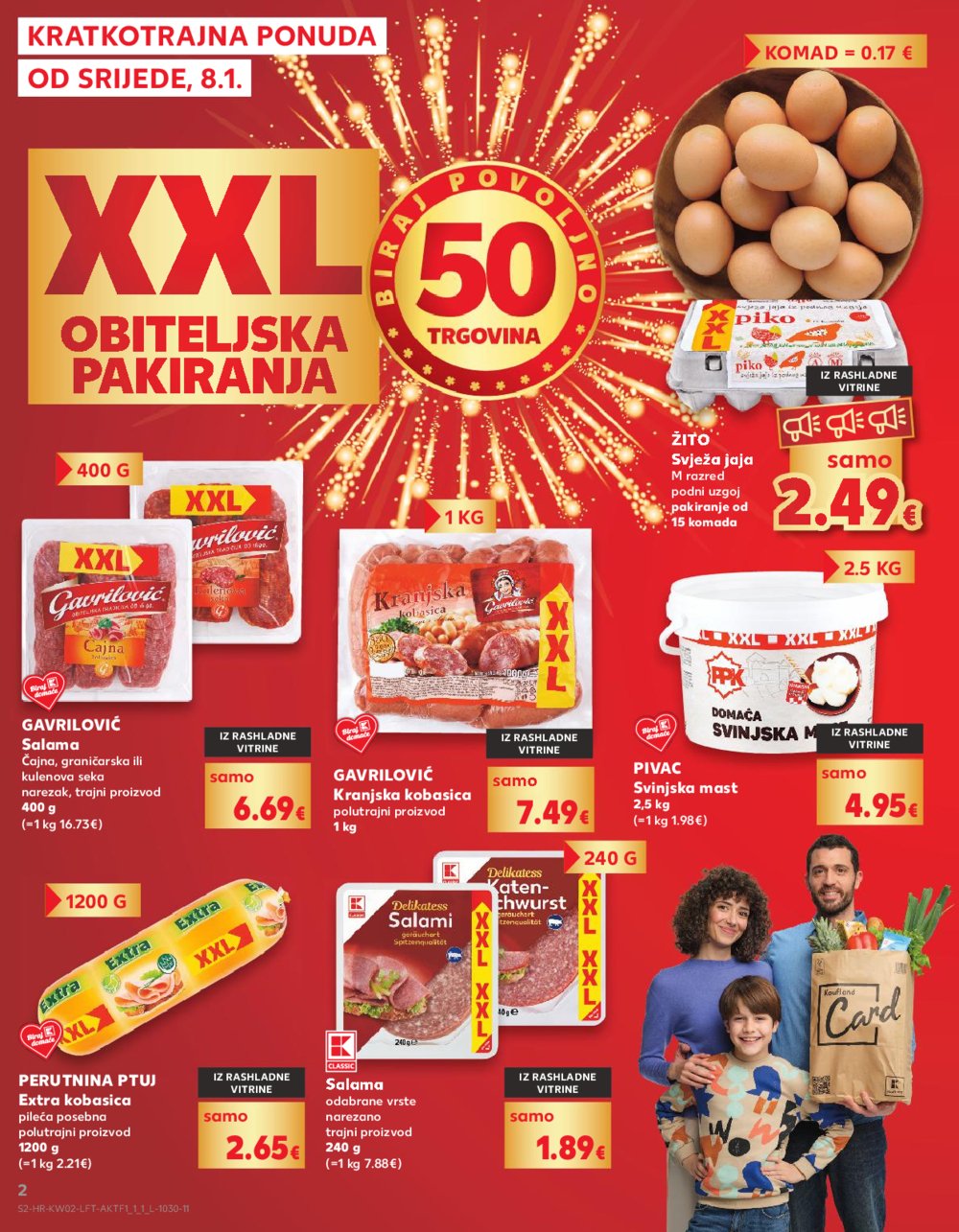 Kaufland katalog Akcija 08.01.-14.01.2025. Odabrane poslovnice