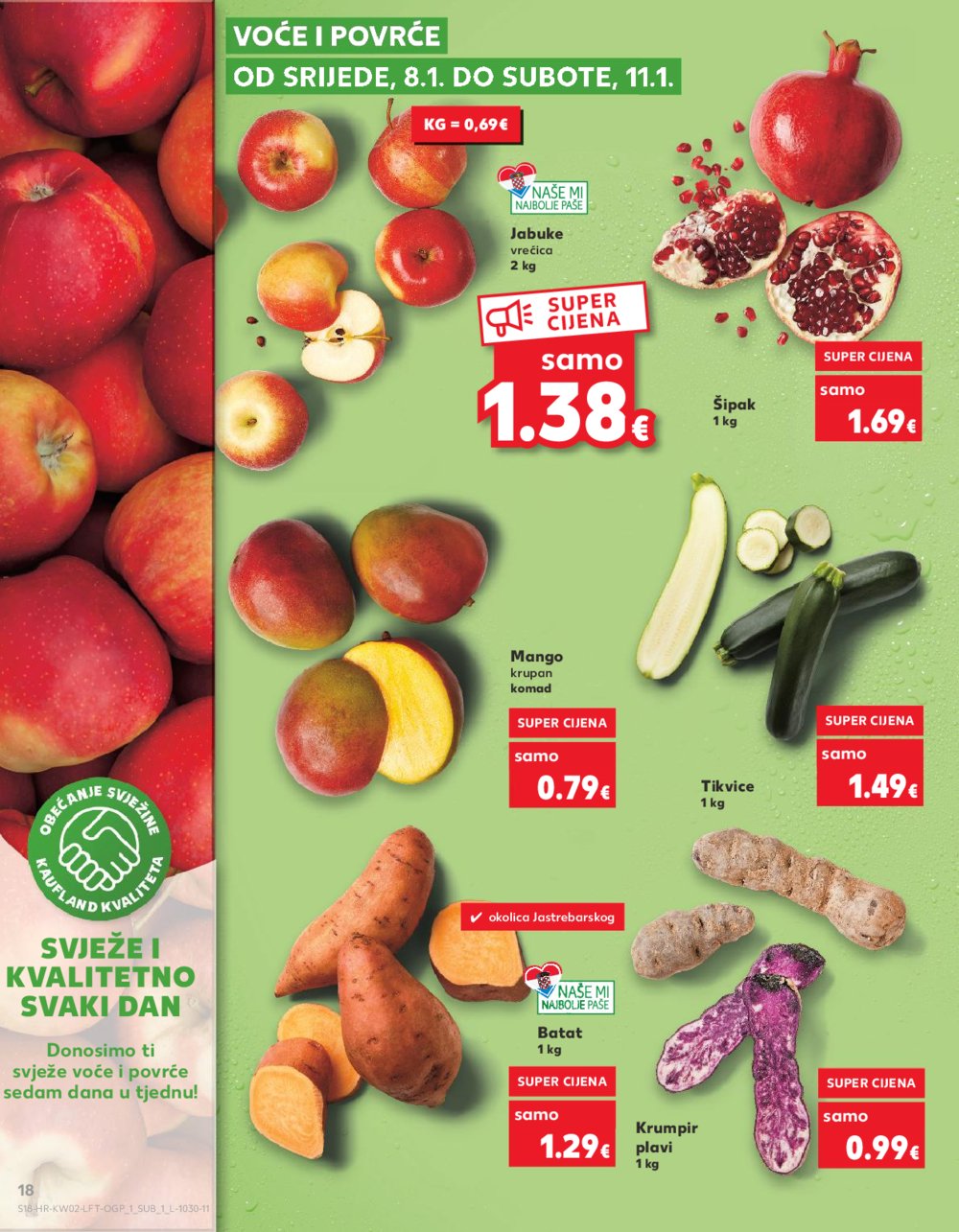 Kaufland katalog Akcija 08.01.-14.01.2025. Odabrane poslovnice