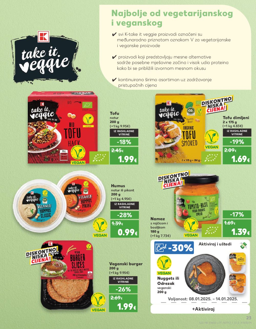 Kaufland katalog Akcija 08.01.-14.01.2025. Odabrane poslovnice