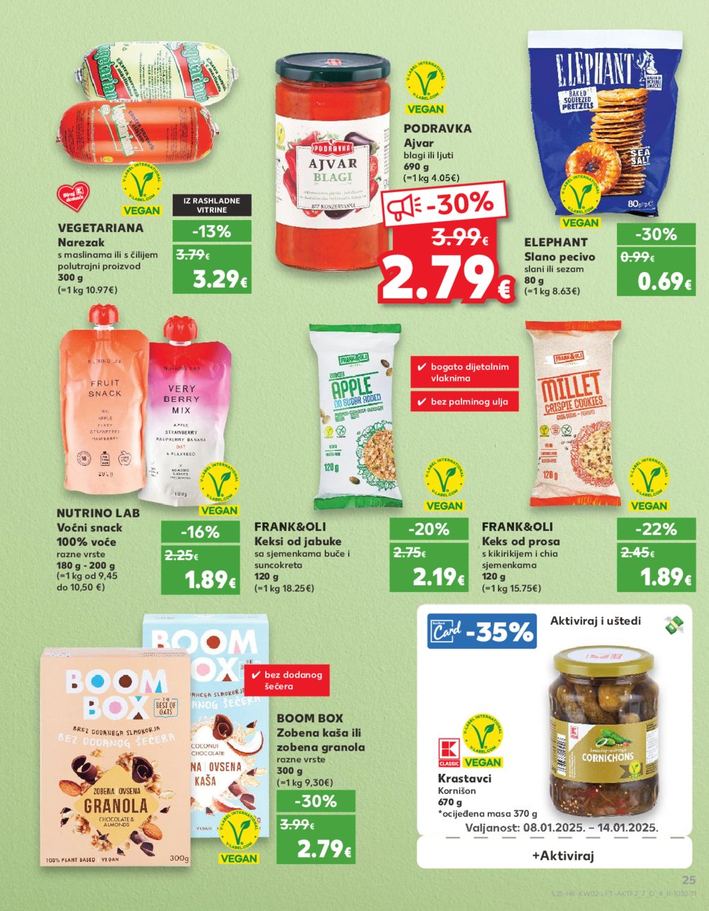 Kaufland katalog Akcija 08.01.-14.01.2025. Odabrane poslovnice