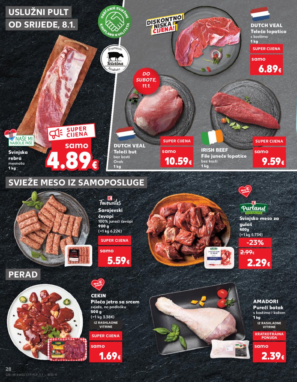 Kaufland katalog Akcija 08.01.-14.01.2025. Odabrane poslovnice