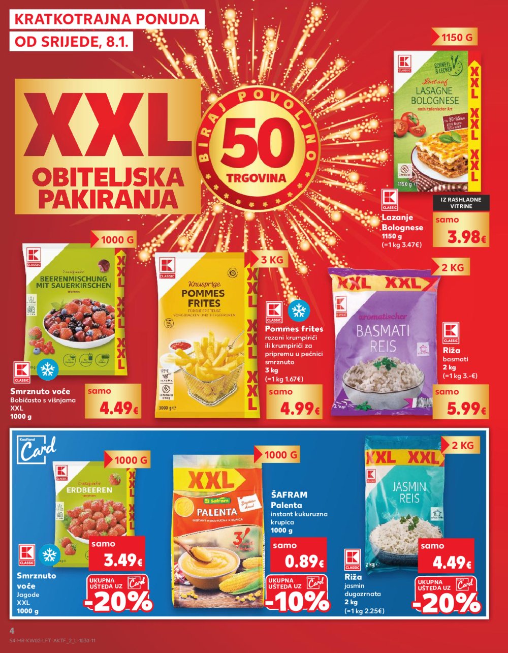 Kaufland katalog Akcija 08.01.-14.01.2025. Odabrane poslovnice