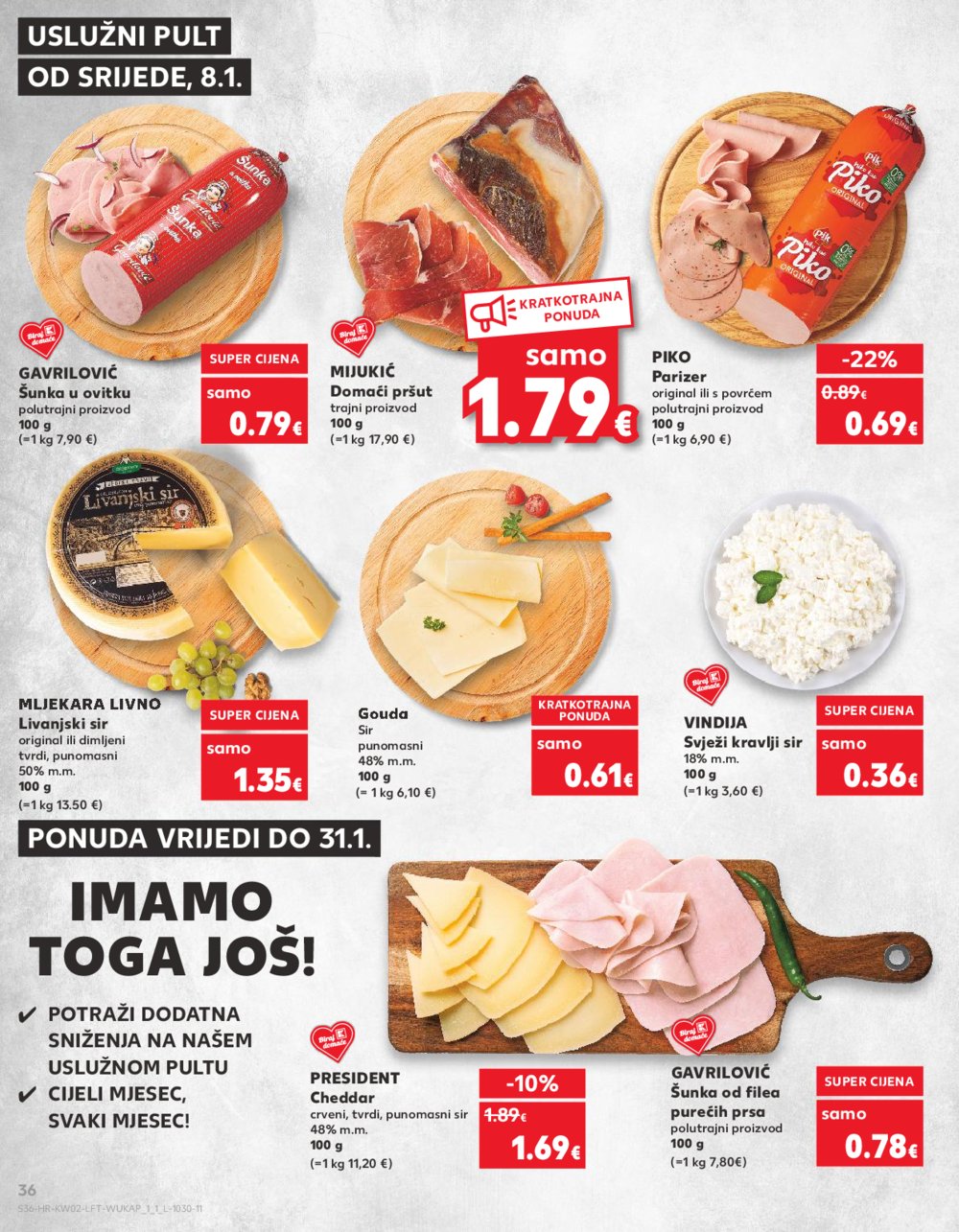 Kaufland katalog Akcija 08.01.-14.01.2025. Odabrane poslovnice