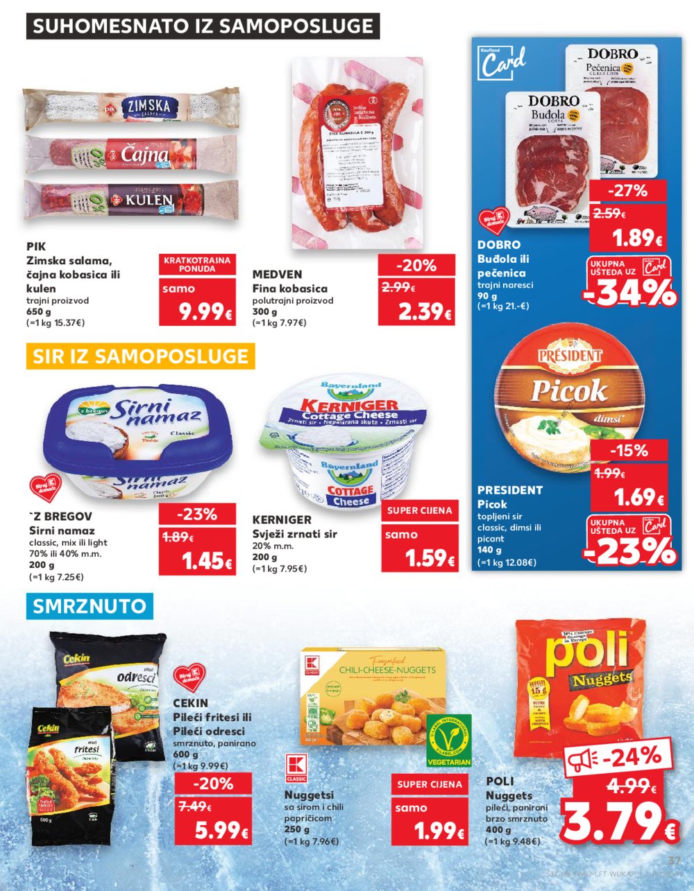 Kaufland katalog Akcija 08.01.-14.01.2025. Odabrane poslovnice