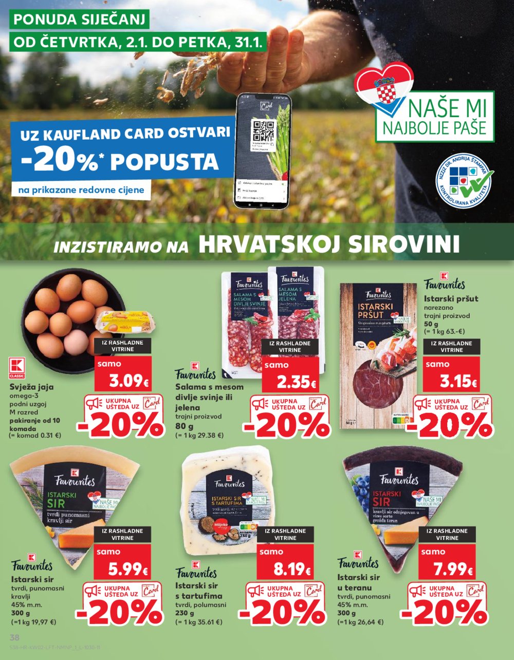 Kaufland katalog Akcija 08.01.-14.01.2025. Odabrane poslovnice