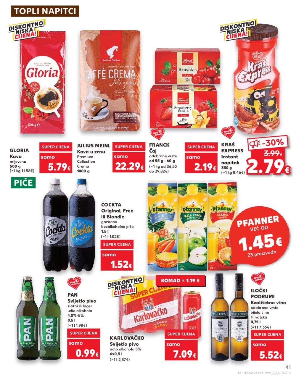 Kaufland katalog Akcija 08.01.-14.01.2025. Odabrane poslovnice