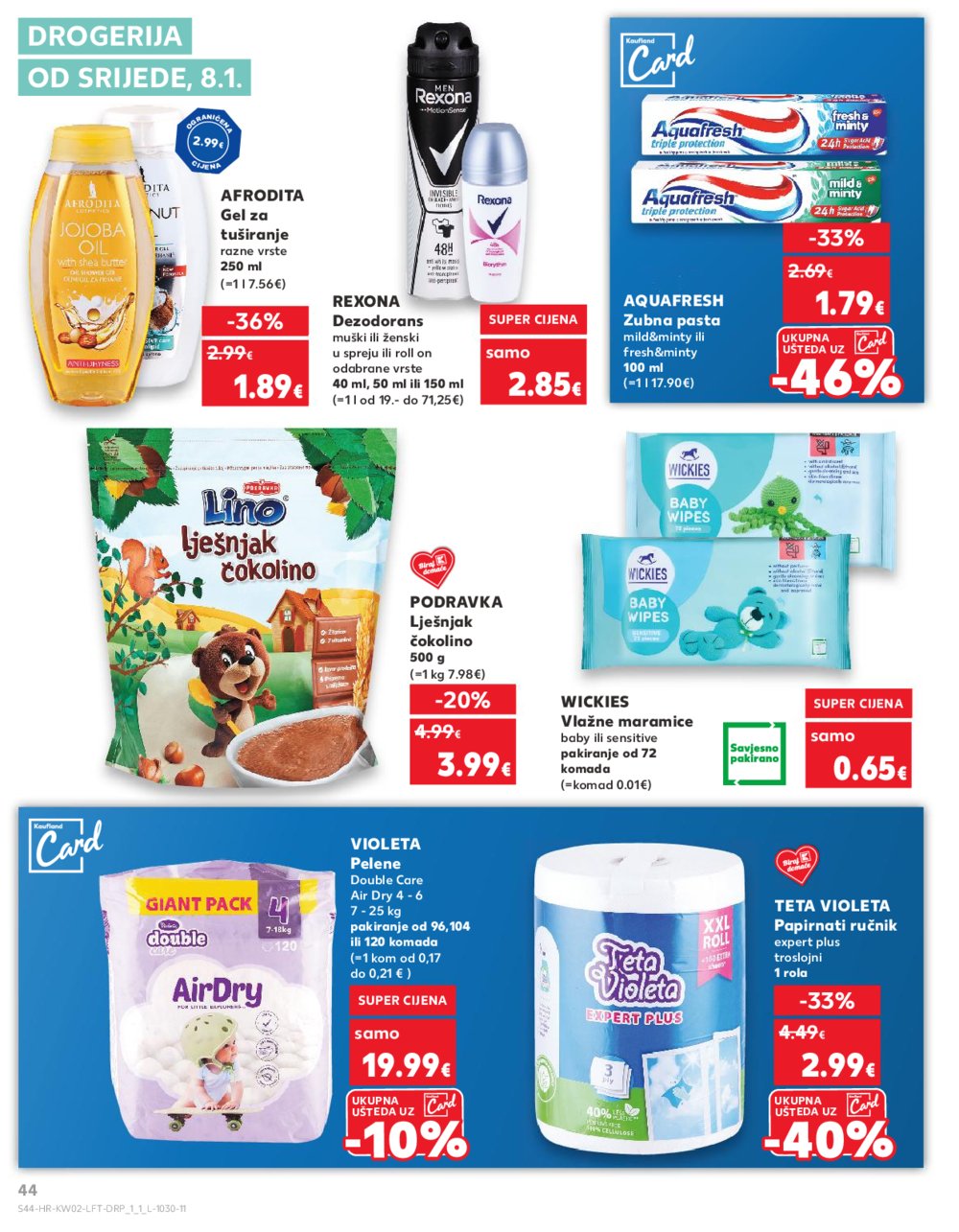 Kaufland katalog Akcija 08.01.-14.01.2025. Odabrane poslovnice