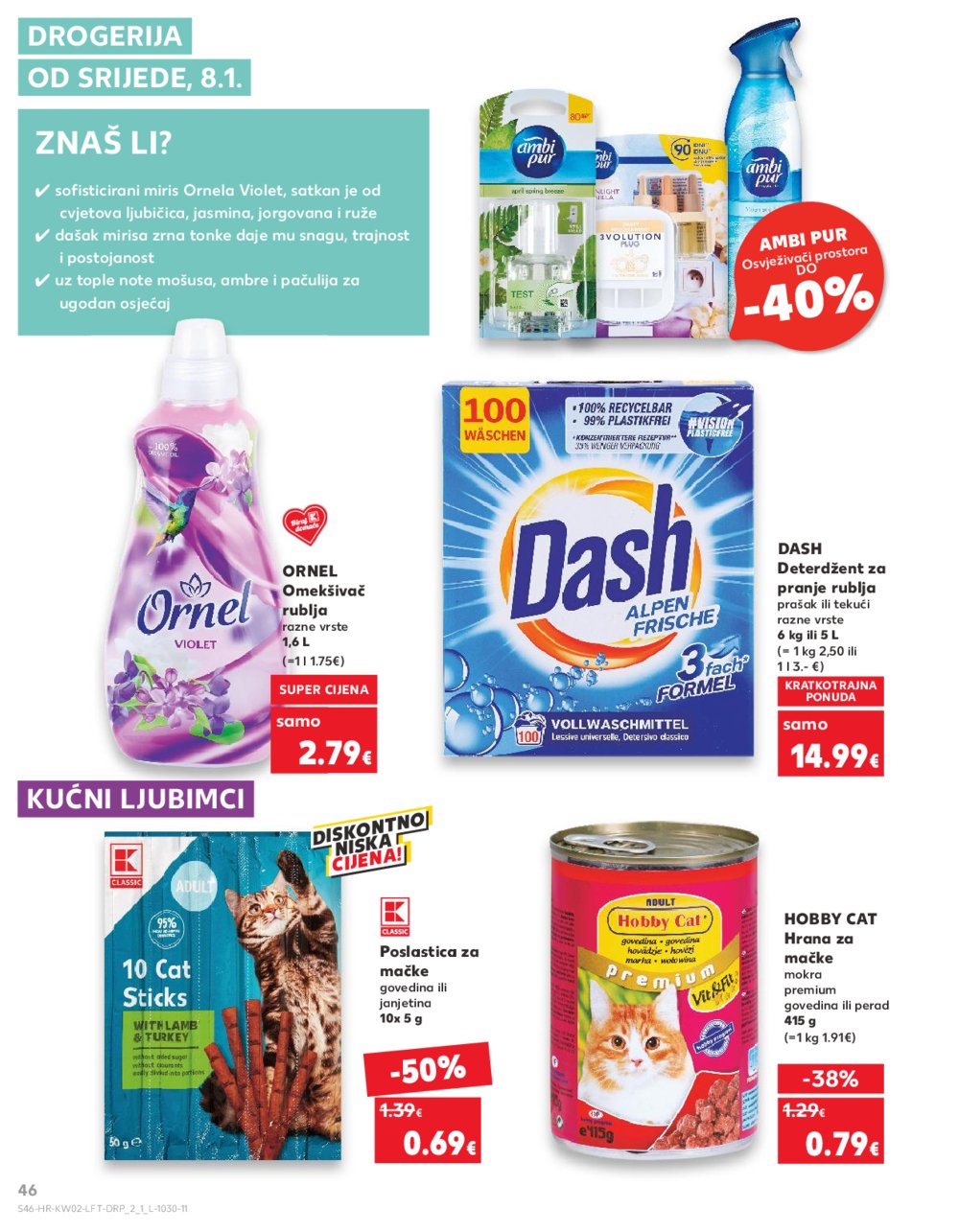 Kaufland katalog Akcija 08.01.-14.01.2025. Odabrane poslovnice